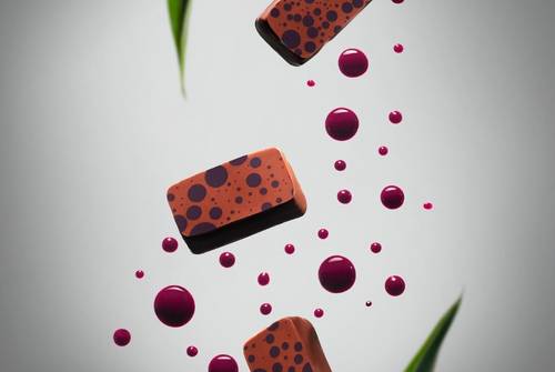 recette bonbon de chocolat ganache cassis