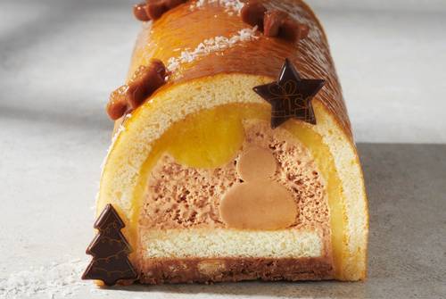 recette de noël bûche olaff