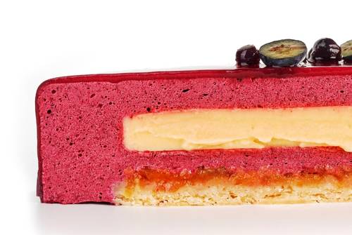 recette entremets cassis et citron