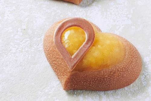 recette entremets de Saint-Valentin Goldnlove