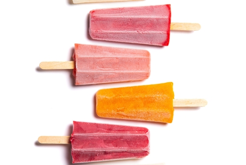 recette glaces à l'eau aux fruits