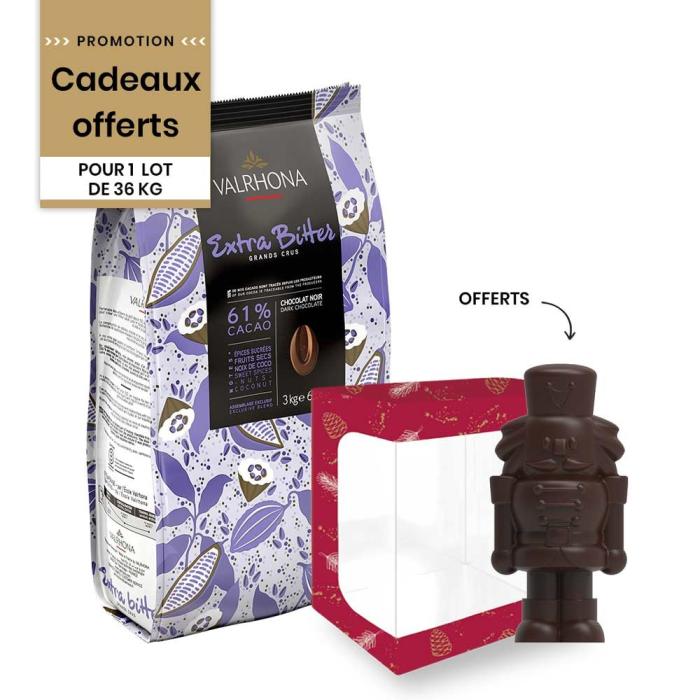 promotion chocolat noir extra bitter 61 cercle v 36 kg par valrhona