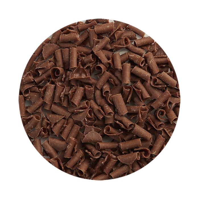 Idée déco: copeaux de chocolat pour desserts et gâteaux