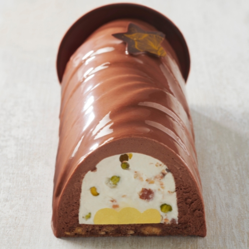 Buche nougat glacé